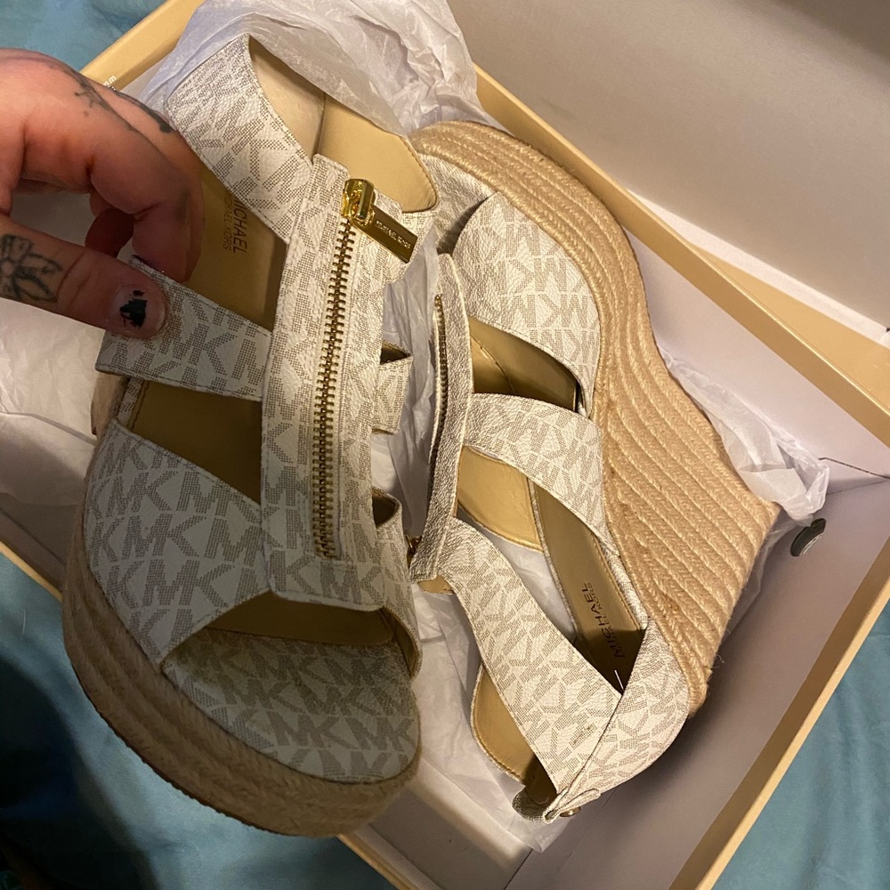 Michael Kors wedge heels